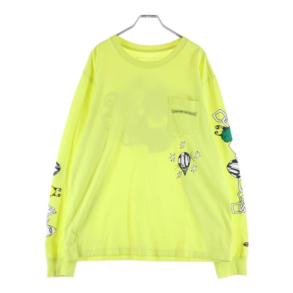CHROME HEARTS(クロムハーツ) ×MATTY BOY PPO CHAIN GAME L/S T-SHIRT マッティボーイ チェーンゲーム 長袖Tシャツ ロンT イエロー
