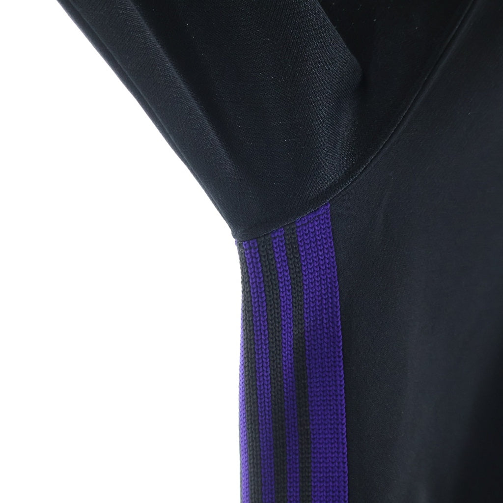 Needles(ニードルス) 26SS Track Jacket フロントロゴ刺繍ジップアップトラックジャケット ブラック/SX1519