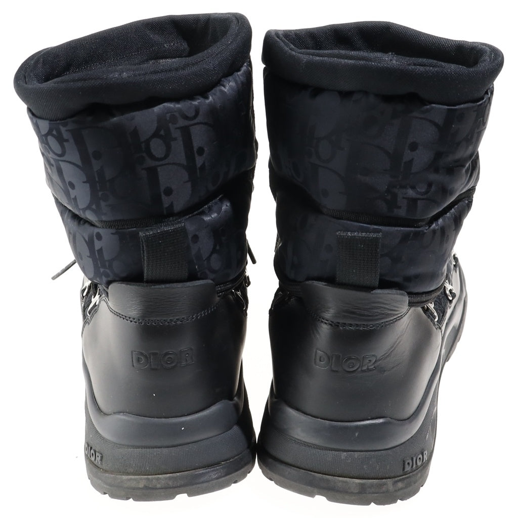 DIOR(ディオール) 21AW ×Peter Doig Snow Ankle Boot 3B0267ZLP ピーター ドイグ オブリーク スノー アンクルブーツ ブラック