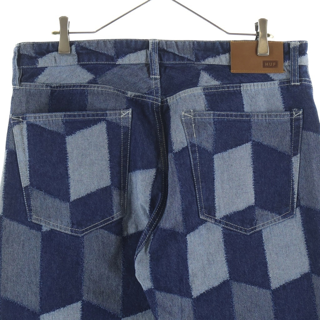 HUF(ハフ) Patchwork Denim Pants パッチワーク デニムパンツ ジーンズ インディゴ SP25 PT00340