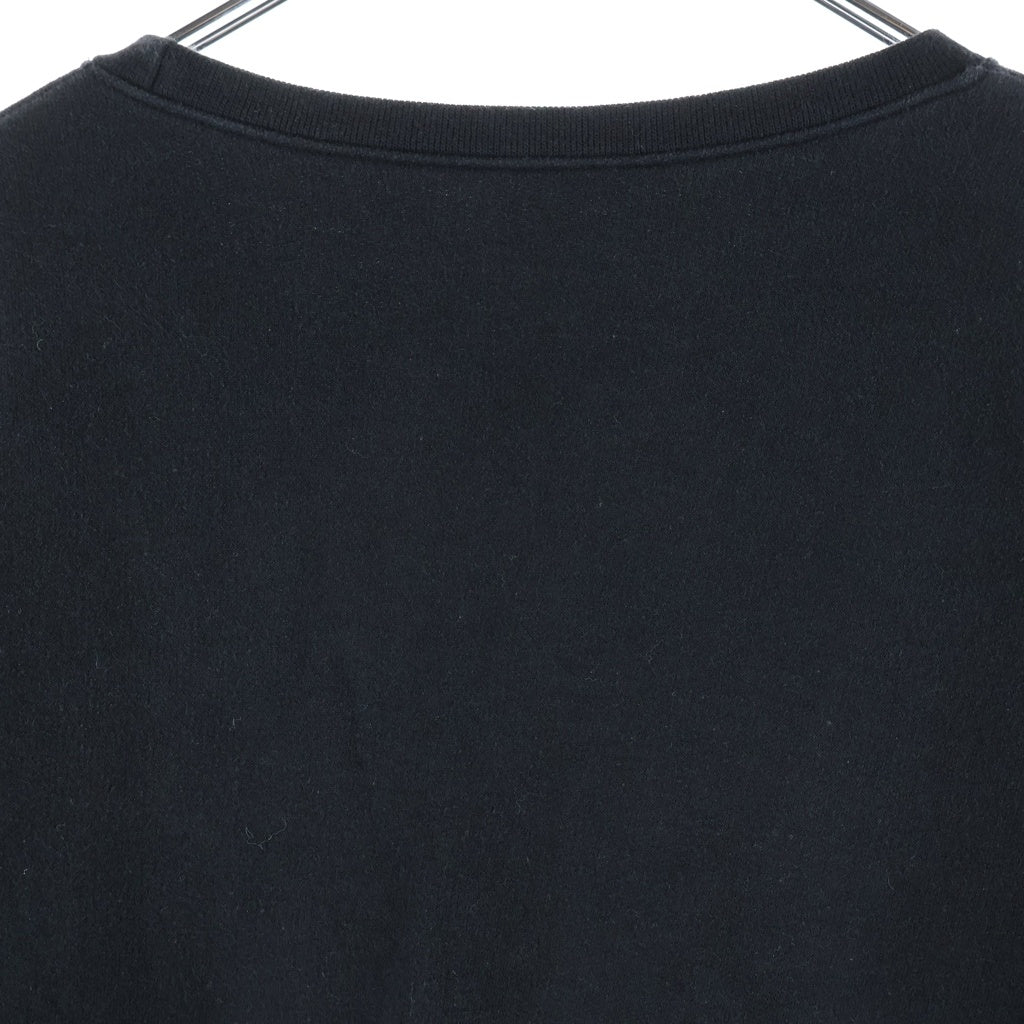 CHROME HEARTS(クロムハーツ) Horseshoe Crewneck Sweatshirt ホースシュープリント 袖フローラル クルーネックスウェットトレーナー ブラック