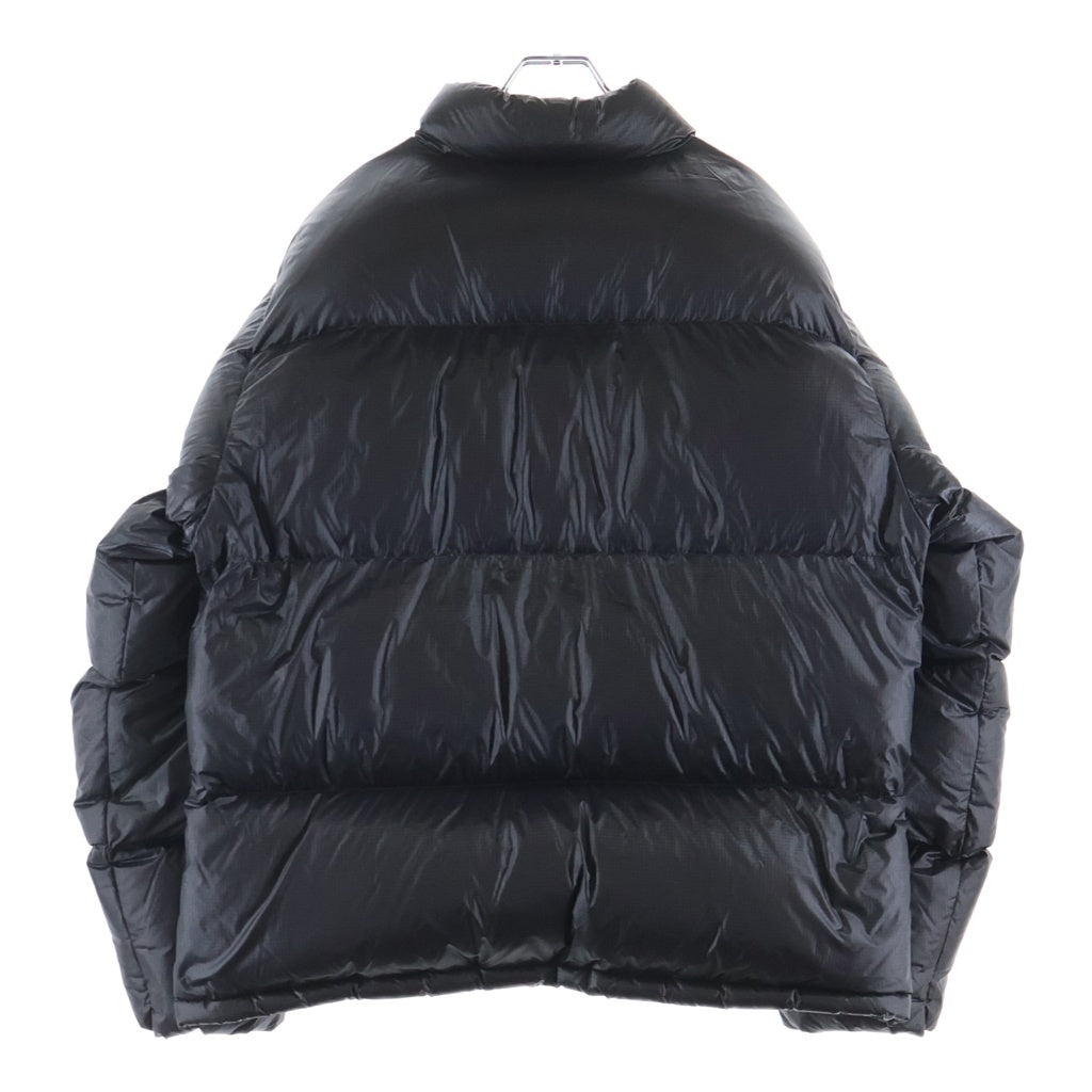 STUSSY(ステューシー) 23AW PARACHUTE RIPSTOP ナイロンジップアップダウンジャケット ブラック 115742