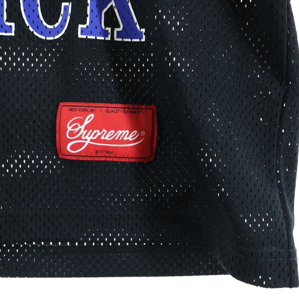 SUPREME(シュプリーム) 26SS x DJ Screw Football Jersey ×DJスクリュー フットボール半袖ジャージー ゲームシャツ ブラック
