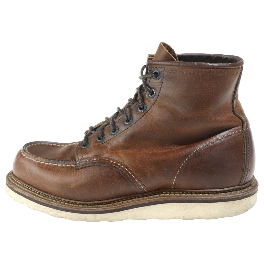 RED WING(レッド ウイング) 1907 Classic Moc クラシックモック ハイカットレザースニーカー ブラウン 27cm