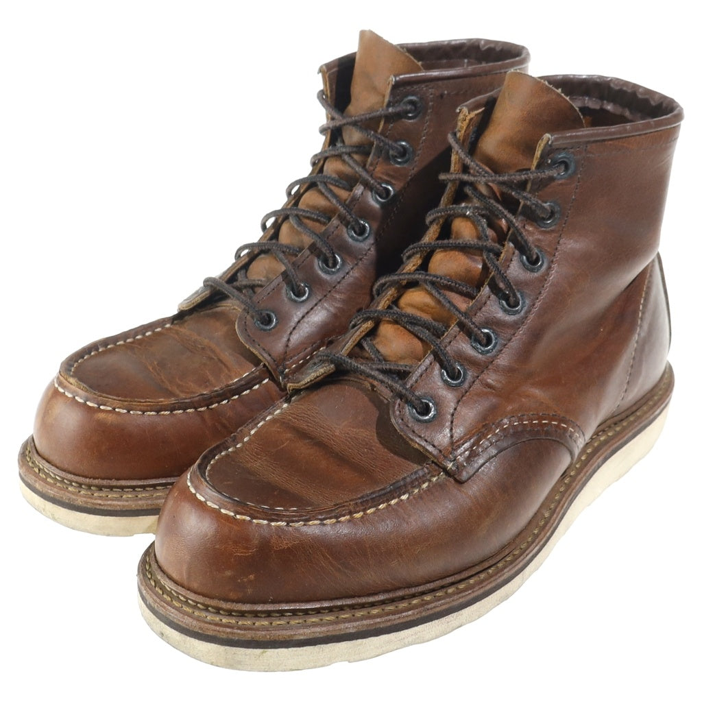 RED WING(レッド ウイング) 1907 Classic Moc クラシックモック ハイカットレザースニーカー ブラウン 27cm