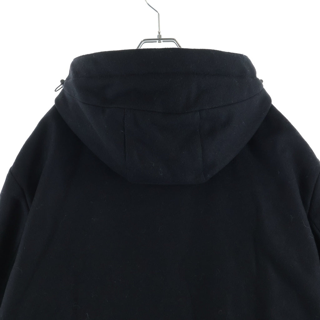 ARMANI(アルマーニ) 24SS Wool Half Coat フーデッドウールハーフコート ブラック 0ZB59W ZZ184
