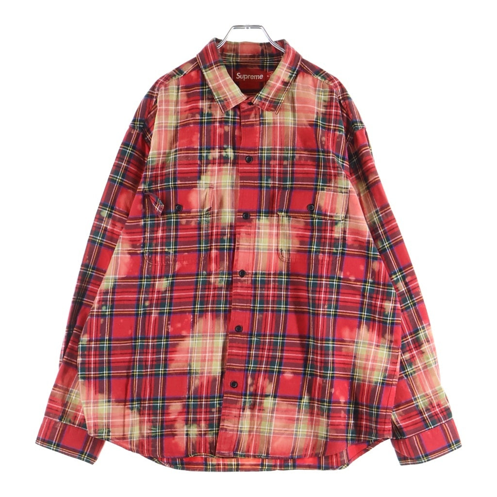 SUPREME(シュプリーム) 25AW The Exorcist Flannel Shirt エクソシストフランネル長袖シャツ レッド