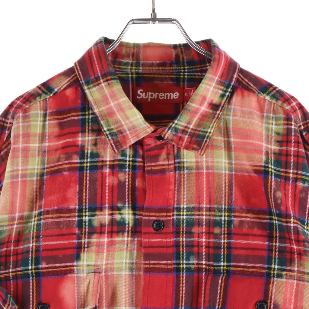 SUPREME(シュプリーム) 25AW The Exorcist Flannel Shirt エクソシストフランネル長袖シャツ レッド