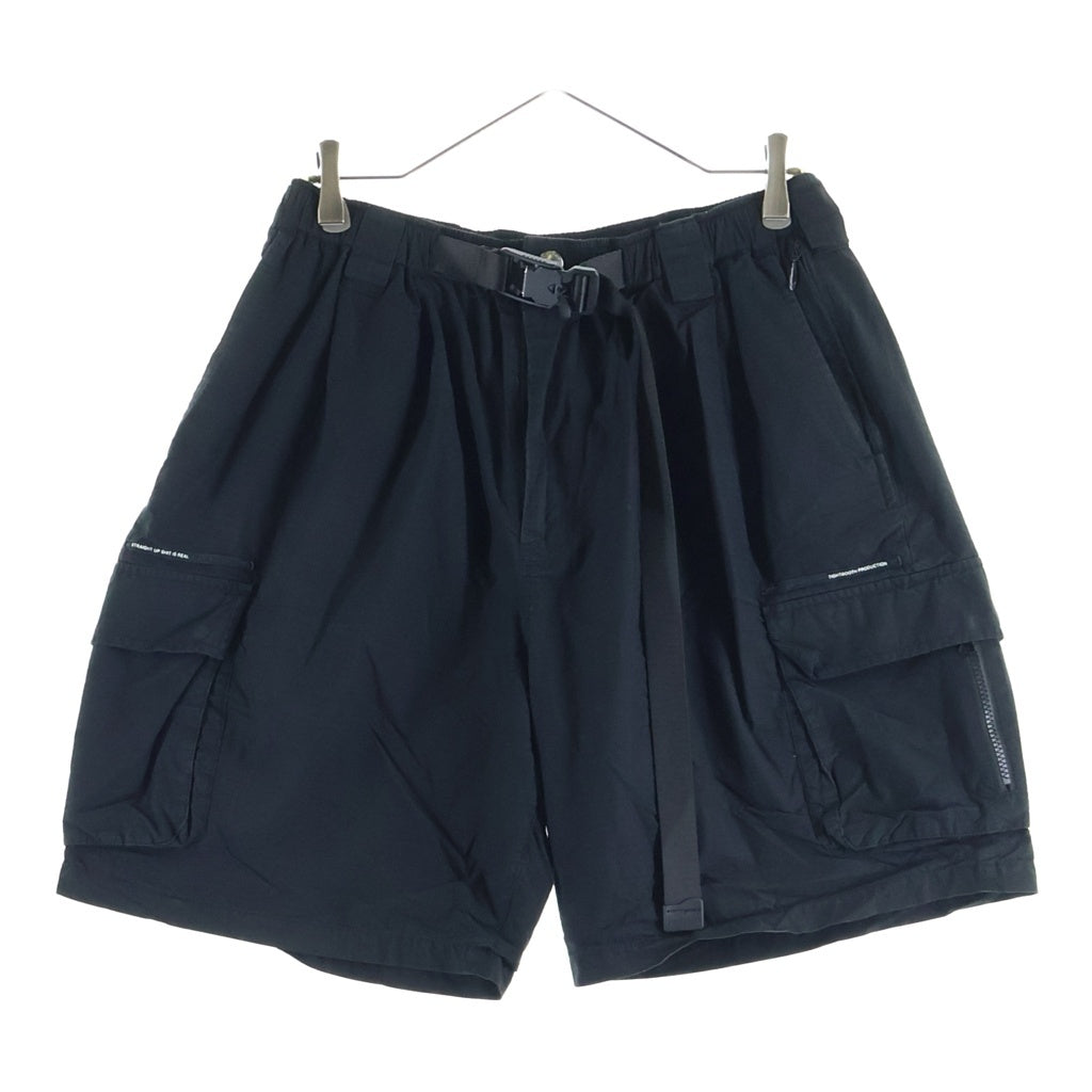 TIGHTBOOTH(タイトブース) 23SS RIPSTOP CARGO SHORTS リップストップカーゴショーツ ハーフパンツ ブラック SS23-B02