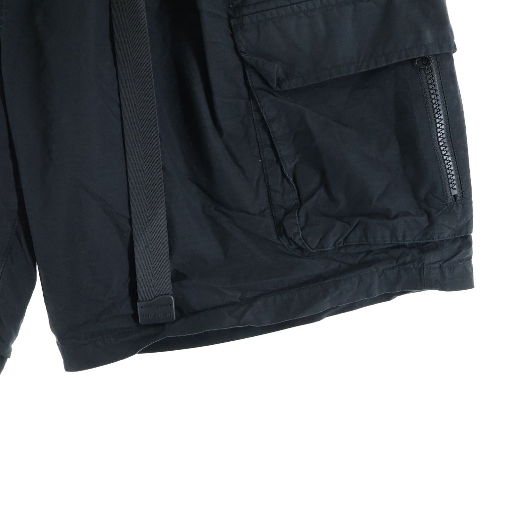 TIGHTBOOTH(タイトブース) 23SS RIPSTOP CARGO SHORTS リップストップカーゴショーツ ハーフパンツ ブラック SS23-B02