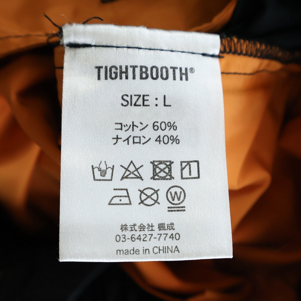 TIGHTBOOTH(タイトブース) 23SS RIPSTOP CARGO SHORTS リップストップカーゴショーツ ハーフパンツ ブラック SS23-B02