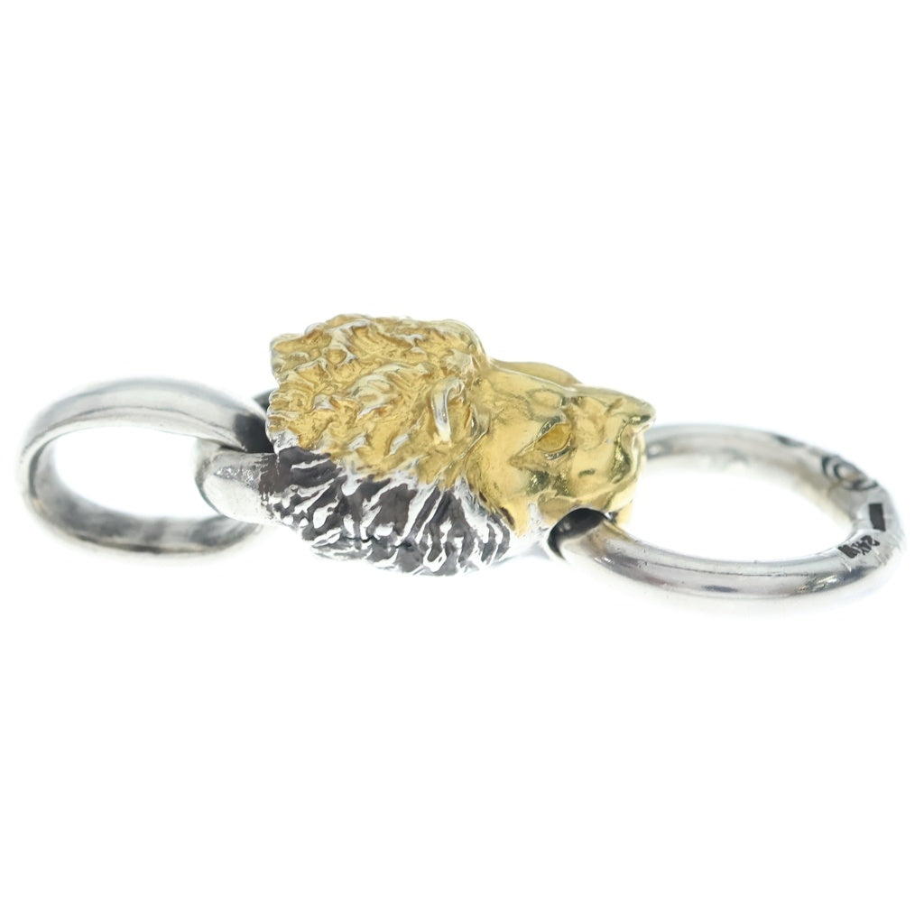 Gaboratory/Gabor(ガボラトリー/ガボール) Pure Gold Wrap Lion Pendant ライオン ネックレストップ シルバー/ゴールド
