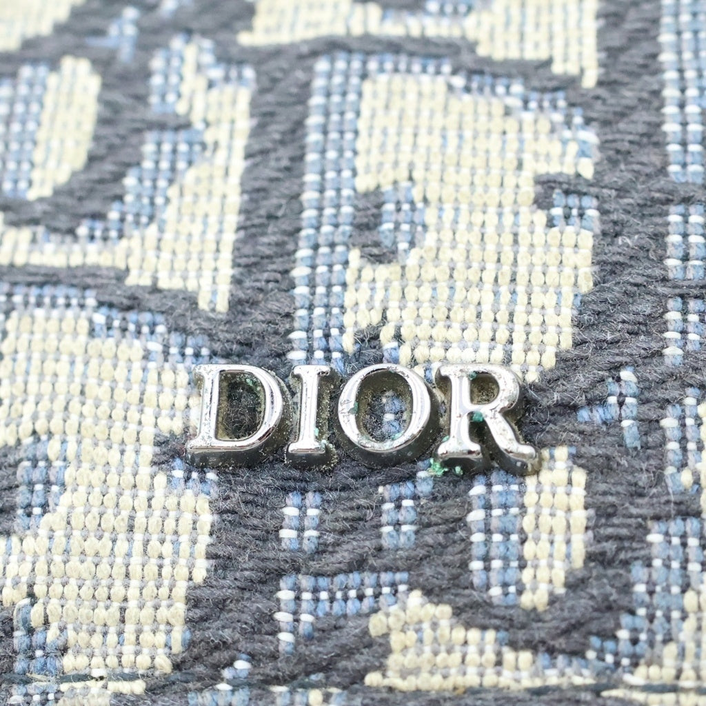 DIOR(ディオール) SUDDLE WALLET サドルウォレット オブリーク 二つ折り財布 グレー 2ADBH076YKS レディース