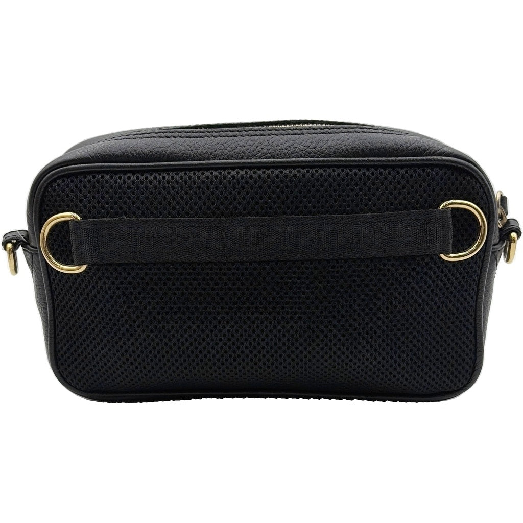 VERSACE(ヴェルサーチ) メデューサ レザーショルダーバッグ 2WAY ボディバッグ ブラック 1005464