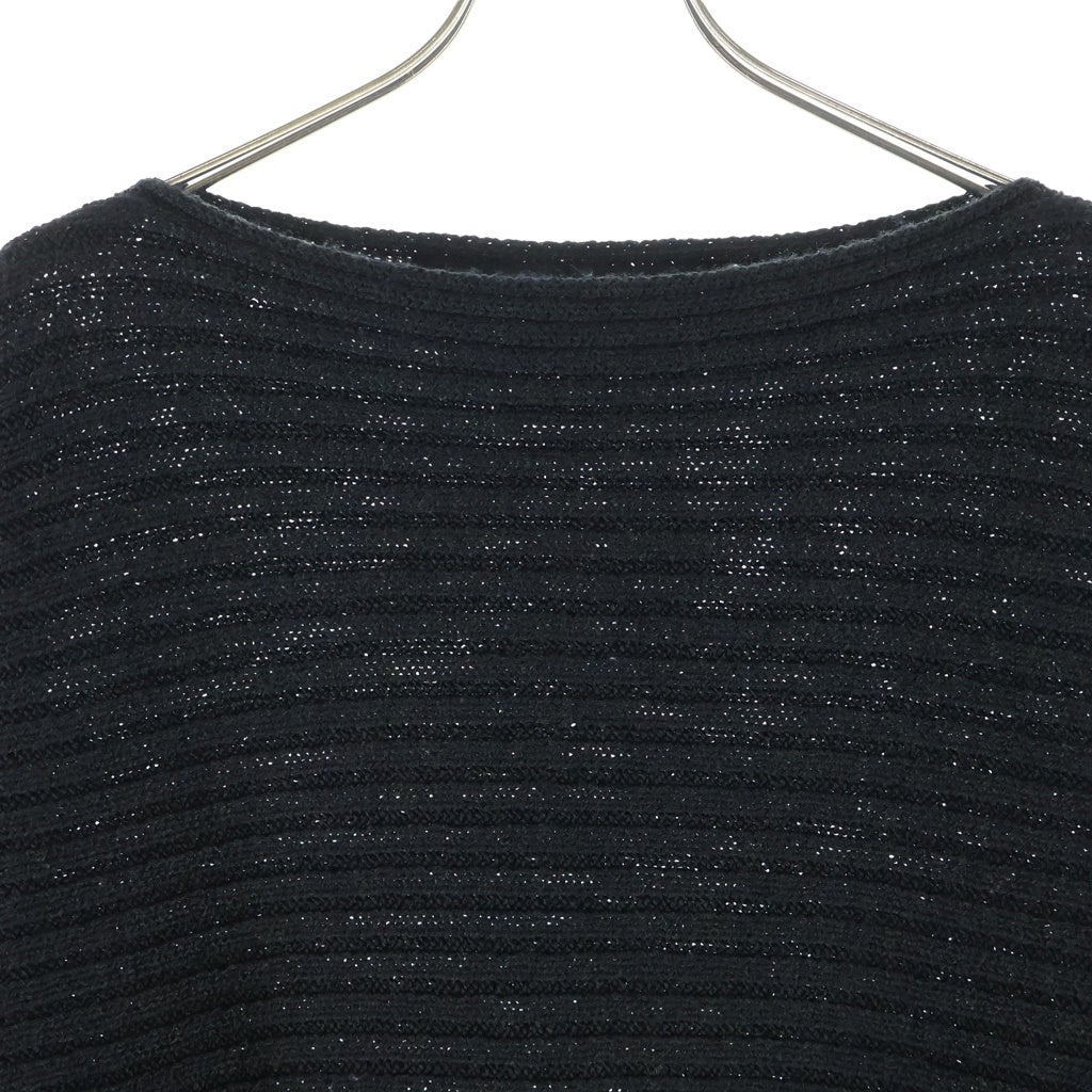 JULIUS(ユリウス) 17AW NEUROMANTIKA ポンチョニットセーター ブラック 597KNM2