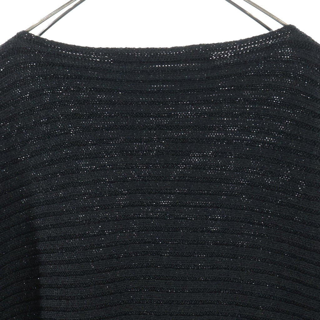 JULIUS(ユリウス) 17AW NEUROMANTIKA ポンチョニットセーター ブラック 597KNM2