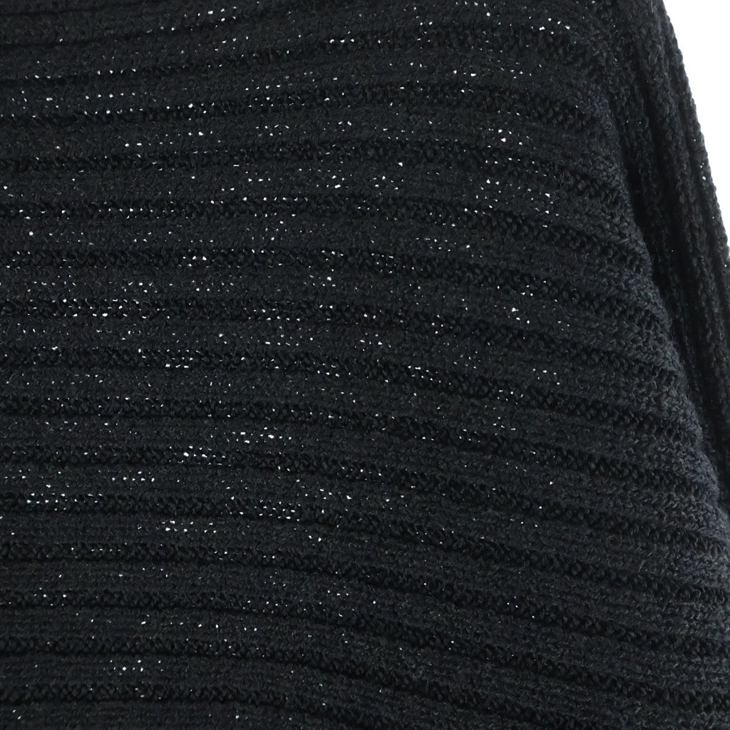 JULIUS(ユリウス) 17AW NEUROMANTIKA ポンチョニットセーター ブラック 597KNM2