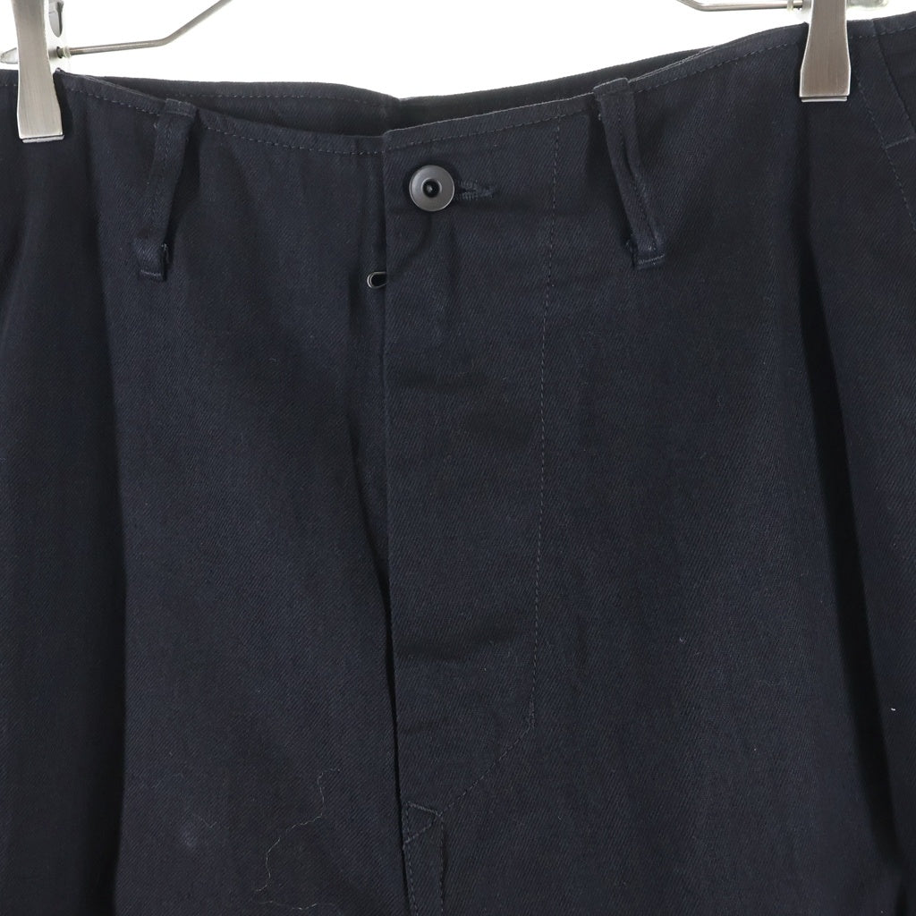 JULIUS(ユリウス) 24AW 10oz Denim Wide Pants 10オンス ワイドストレートデニムパンツ ジーンズ ブラック 867PAM8-BK