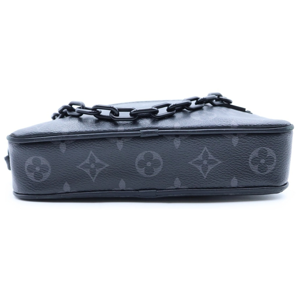 LOUIS VUITTON(ルイヴィトン) モノグラム エクリプス ポシェット ヴォルガ セカンドバッグ ブラック M68321