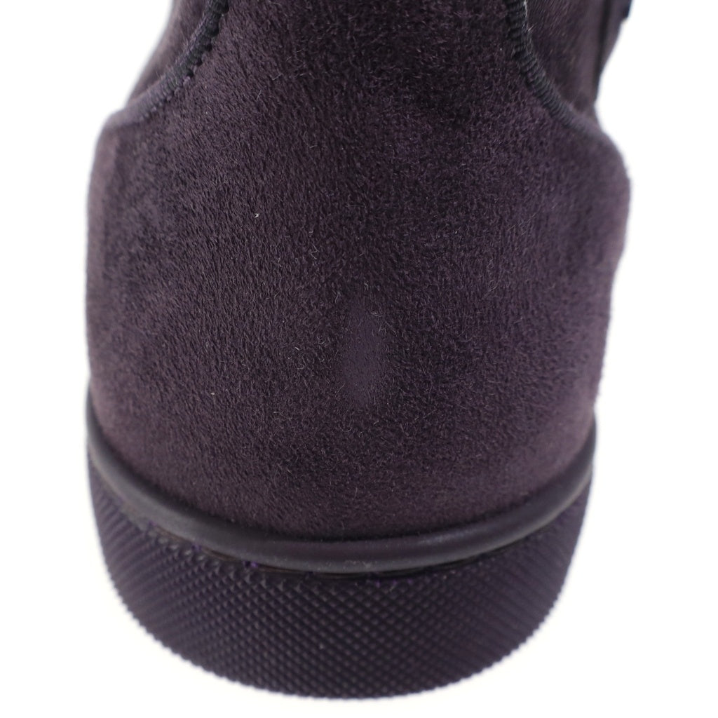 CHRISTIAN LOUBOUTIN(クリスチャンルブタン) Spikes Cap-Top Suede Sneakers スパイク スエード ハイカットスニーカー パープル