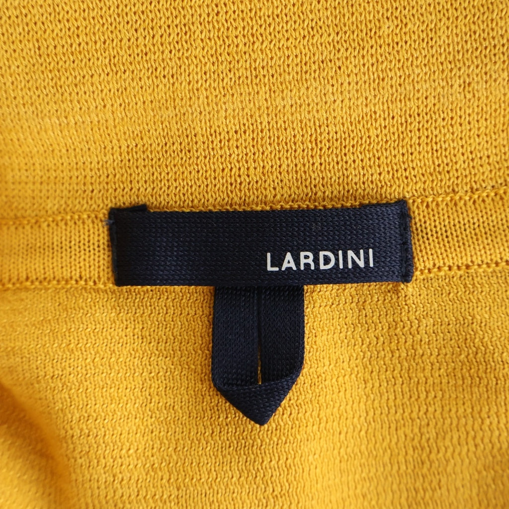LARDINI(ラルディーニ) COTTONE TAILORED JACKET EPLJM56 コットンニット 2B テーラードジャケット イエロー