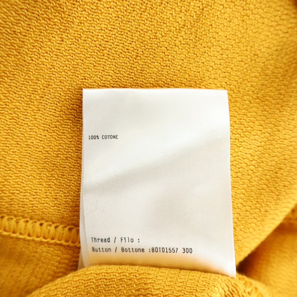 LARDINI(ラルディーニ) COTTONE TAILORED JACKET EPLJM56 コットンニット 2B テーラードジャケット イエロー