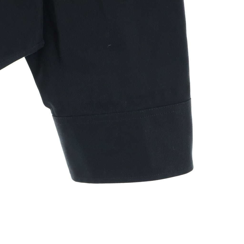 LOEWE(ロエベ) 24SS Embroidery Anagram Logo Shirt H526Y05X46 アナグラムロゴ刺繍 長袖シャツ ブラック