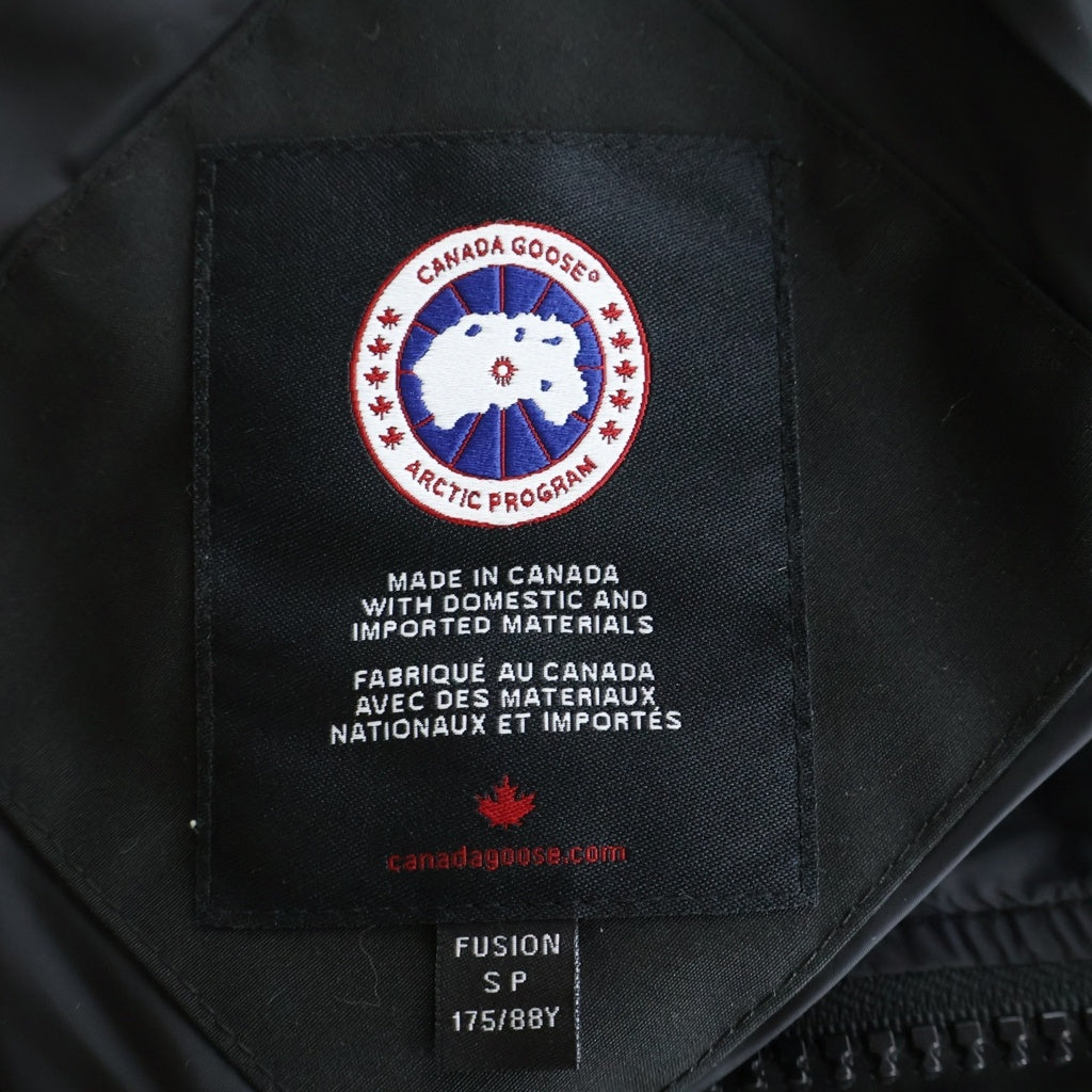 CANADA GOOSE(カナダグース) MACMILLAN PARKA マクミラン 袖ロゴワッペン ダウンジャケット ブラック 3804MA