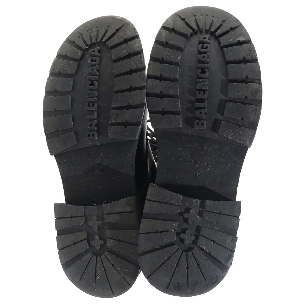 BALENCIAGA(バレンシアガ) Truck Lace-Up Boots カーフスキン トラック レースアップブーツ ブラック 844925