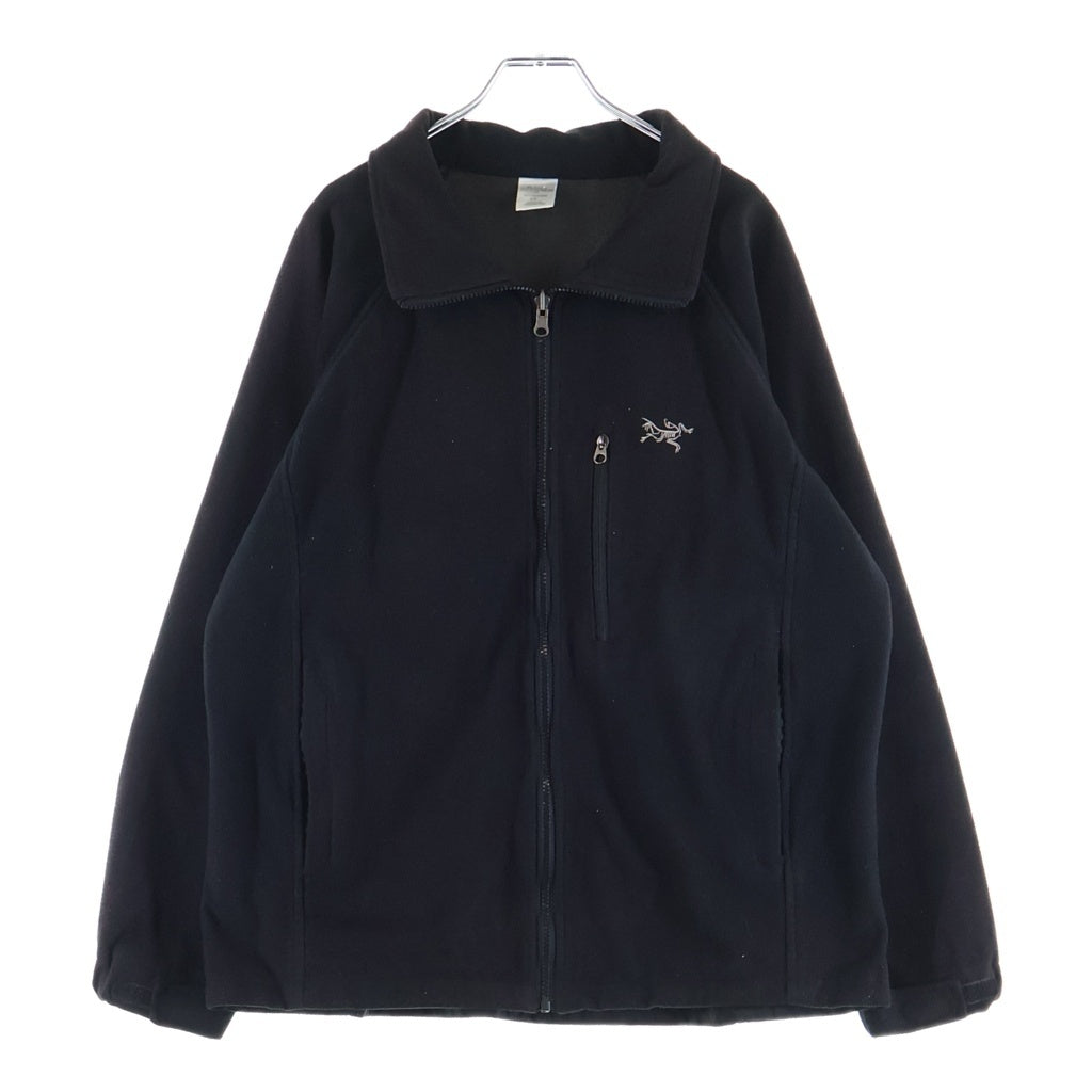 ARC'TERYX(アークテリクス) 90S Fleece Jacket ワンポイントロゴ刺繍 フリースジャケット ブラック