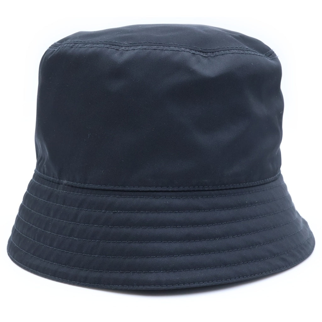 PRADA(プラダ) Re-Nylon Bucket Hat リナイロン トライアングルロゴ バケットハット 帽子 ブラック 1HC137 レディース
