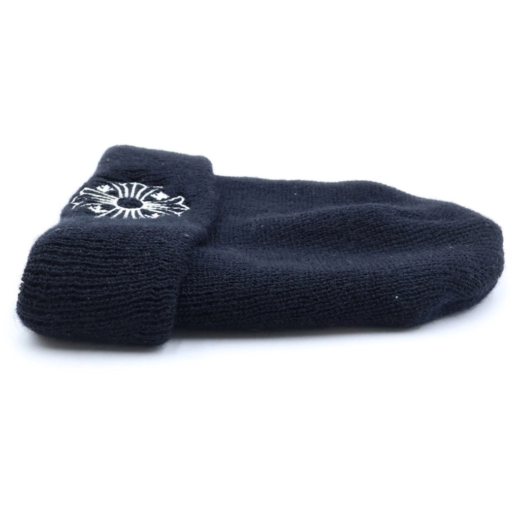 CHROME HEARTS(クロムハーツ) WOOL WATCH CAP CHプラス 刺繍ウールニットビーニー 帽子 ブラック