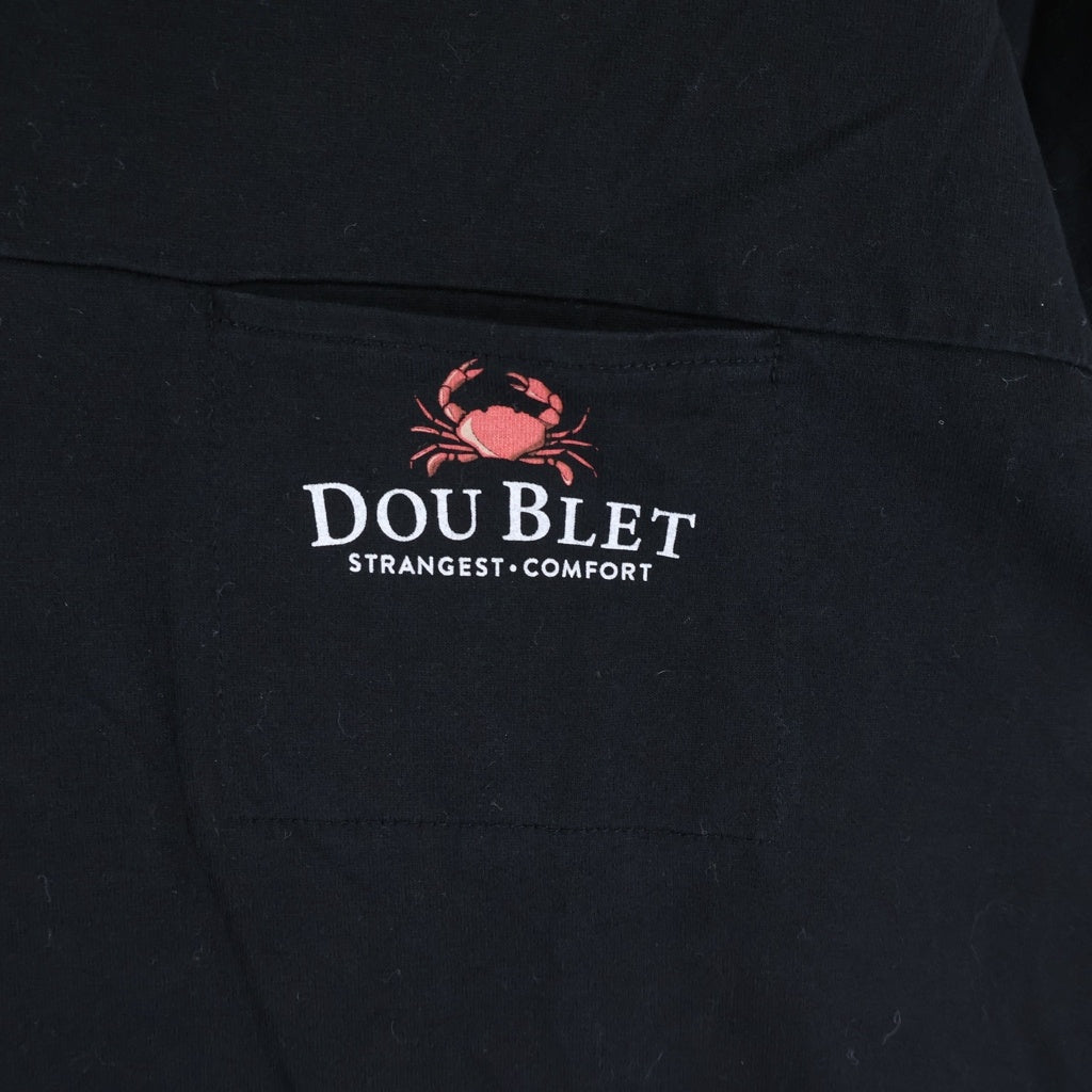 doublet(ダブレット) 20AW FAMI TShirt クルーネック半袖Tシャツカットソー ブラック 20AW88WM05