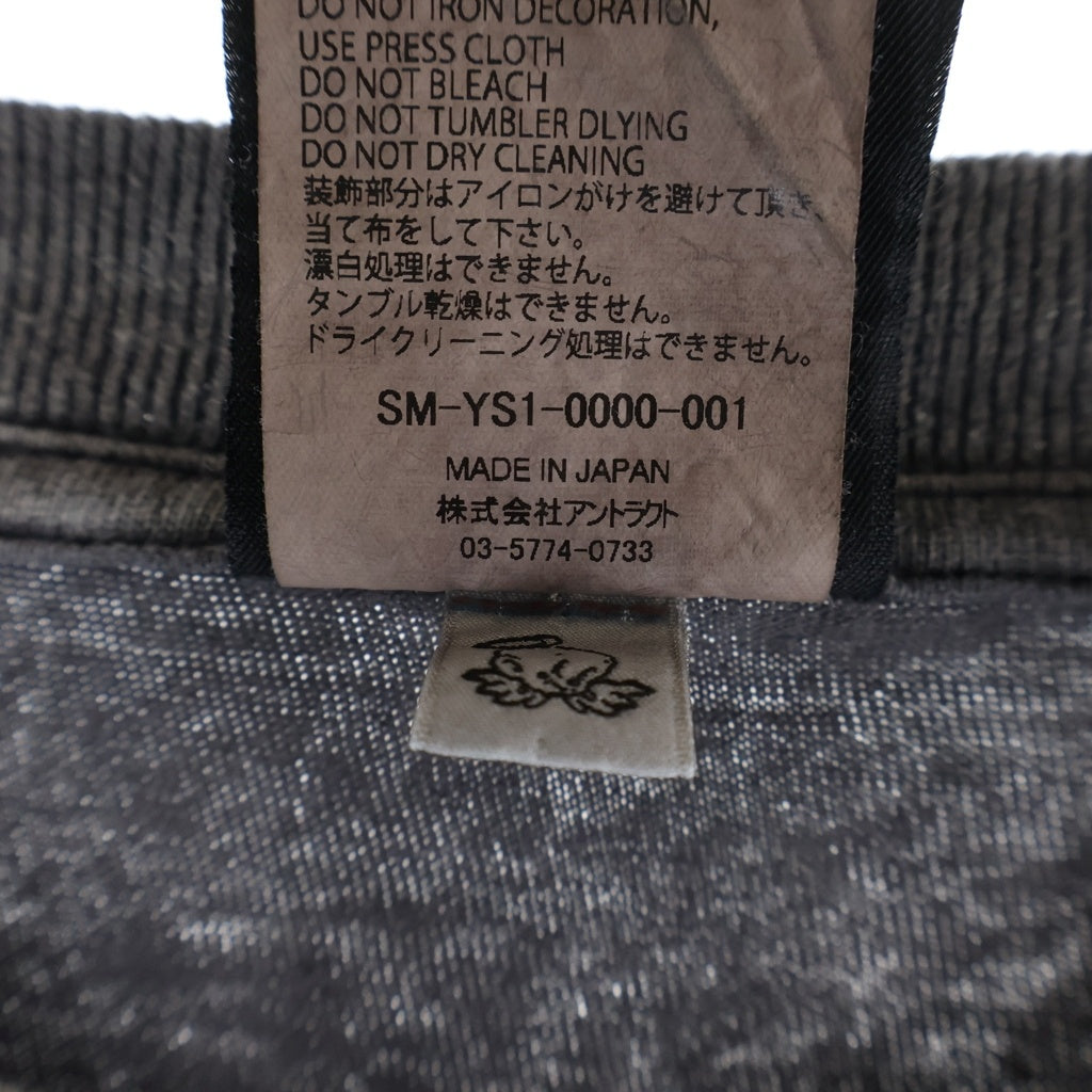 SAINT MICHAEL(セントマイケル) 24AW SS TEE クルーネック半袖Tシャツカットソー グレー SM-YS1-0000-001