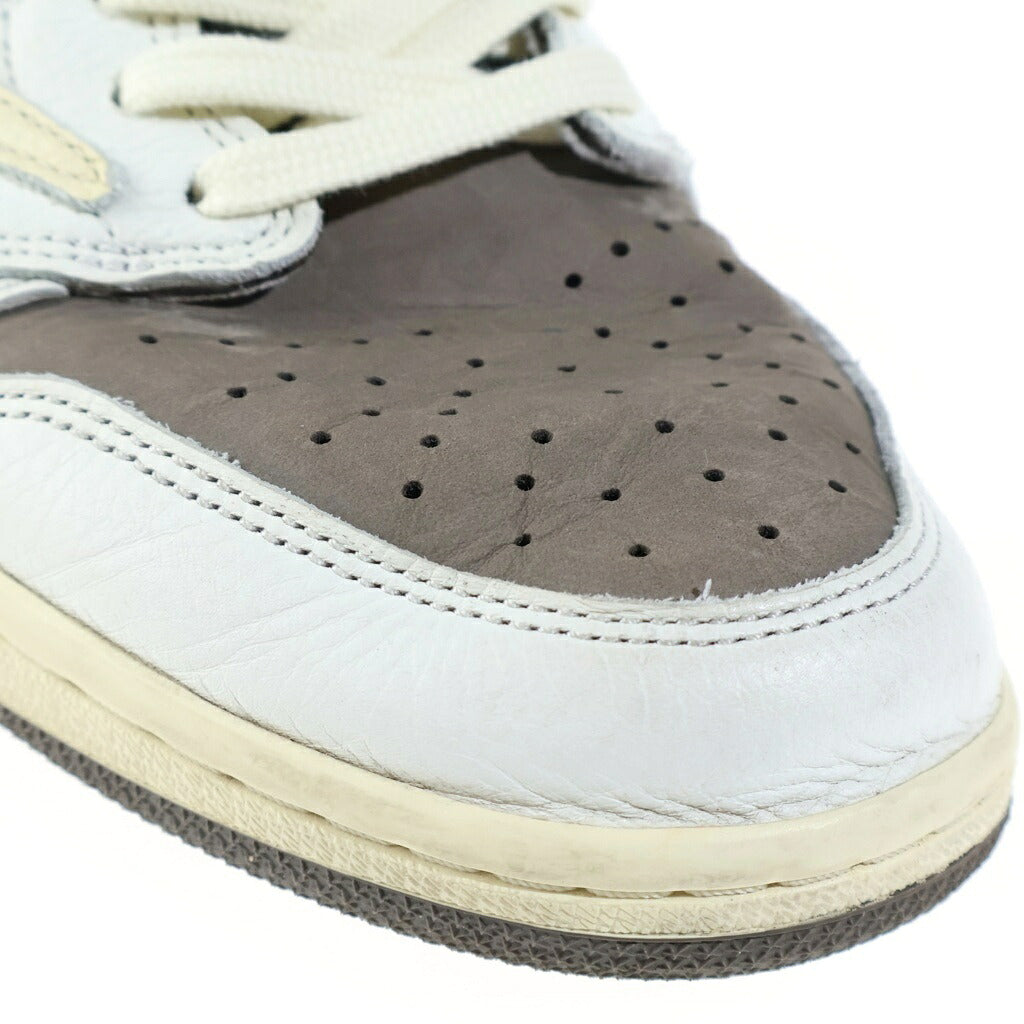 NIKE(ナイキ) ×TRAVIS SCOTT AIR JORDAN1 LOW OG SP REVERSE MOCHA トラヴィススコット エアジョーダン1 リバースモカ ローカットスニーカー US11/29cm DM7866-162