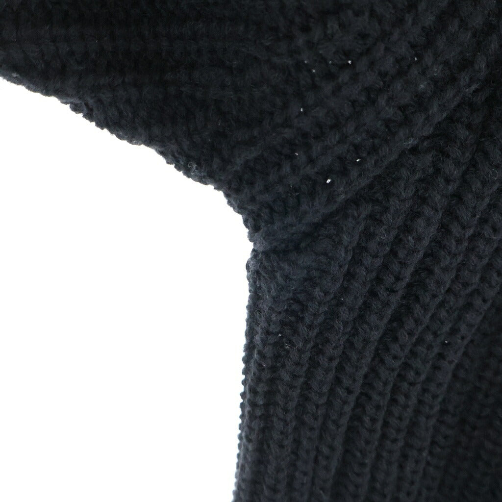 First Aid to the Injured(ファーストエイドトゥザインジュアード) Knit Long Cardigan Black ニットロングカーディガン ブラック 224-428