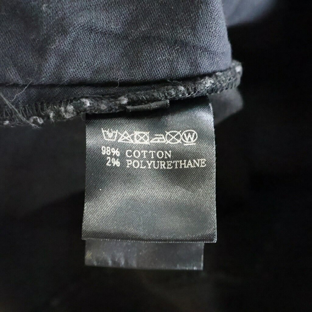 A.F ARTEFACT(エーエフアーティファクト) Cargo Stretch Denim Sarrouel Skinny カーゴストレッチデニム サルエルスキニーパンツ ブラック ag-4029-1