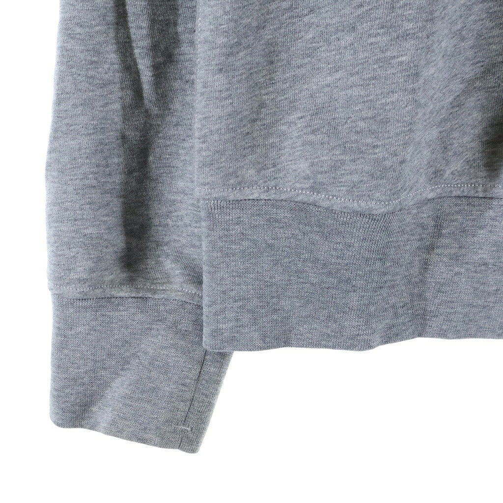 STONE ISLAND(ストーンアイランド) 24SS ORGANIC COTTON FLEECE ショルダーロゴワッペン コットン クルーネック長袖スウェットトレーナー グレー K1S156100044S0051
