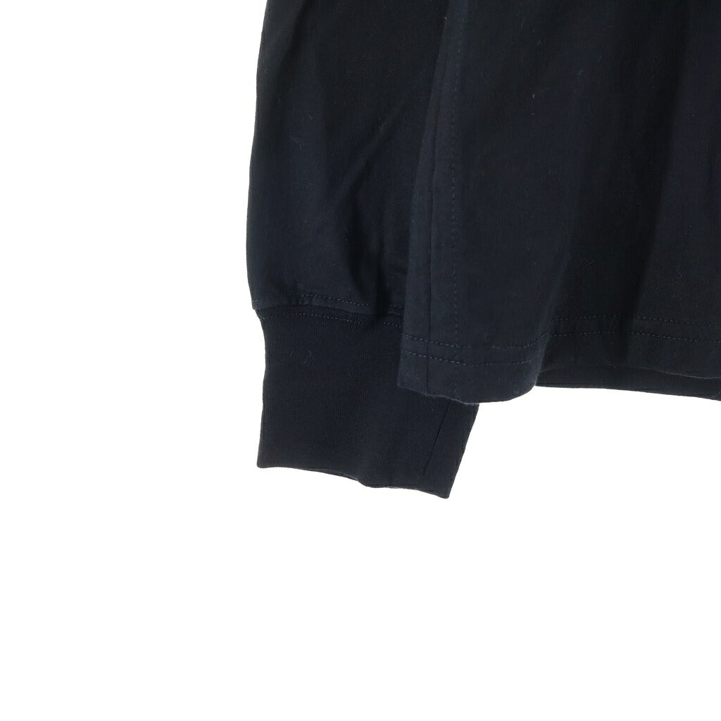 TAKAHIROMIYASHITA The SoloIst.(タカヒロミヤシタザソロイスト) 21AW 両面プリント クルーネック長袖Tシャツカットソー ブラック 0035AW21