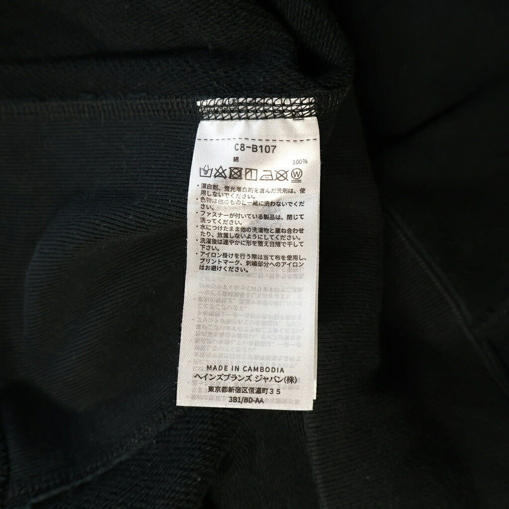 UNDERCOVER(アンダーカバー) 25SS ×Champion チャンピオン 10oz ビーズロゴ刺繍 ダブルZIPパーカー ジップフーディ ブラック C8-B107