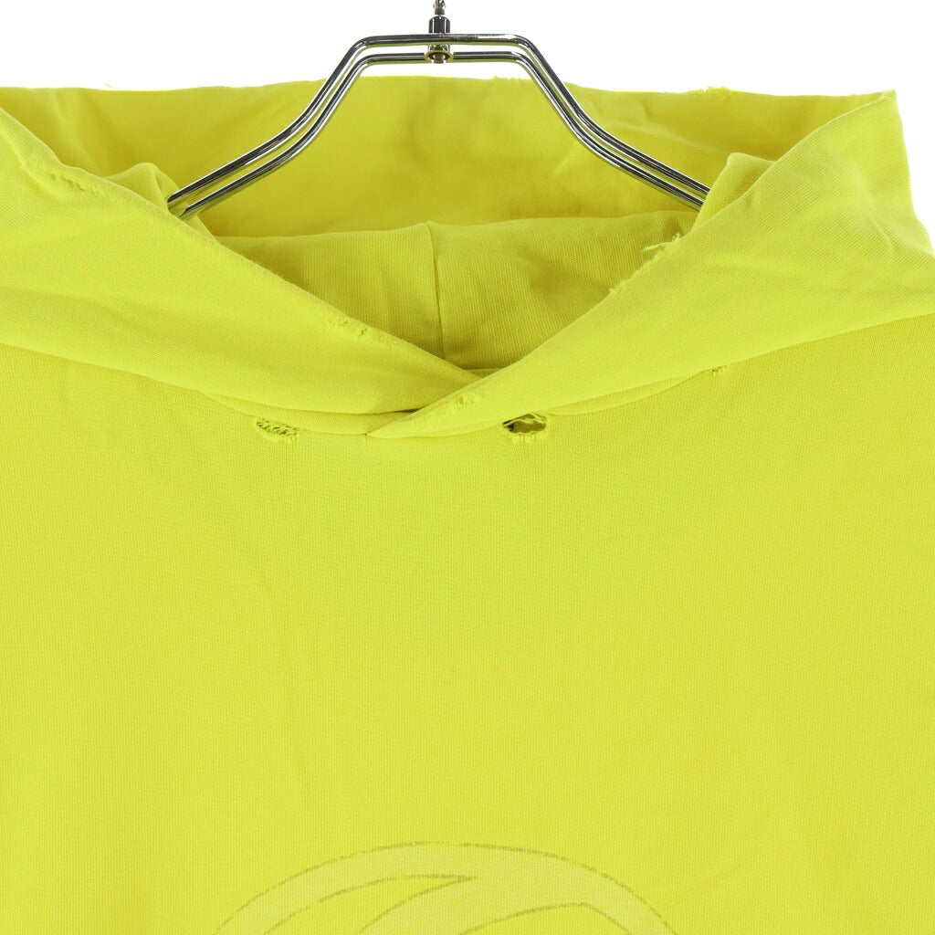 BALENCIAGA(バレンシアガ) 24SS SUREER Round Hoodie プルオーバーパーカーフーディ イエロー 761458 TPVM5