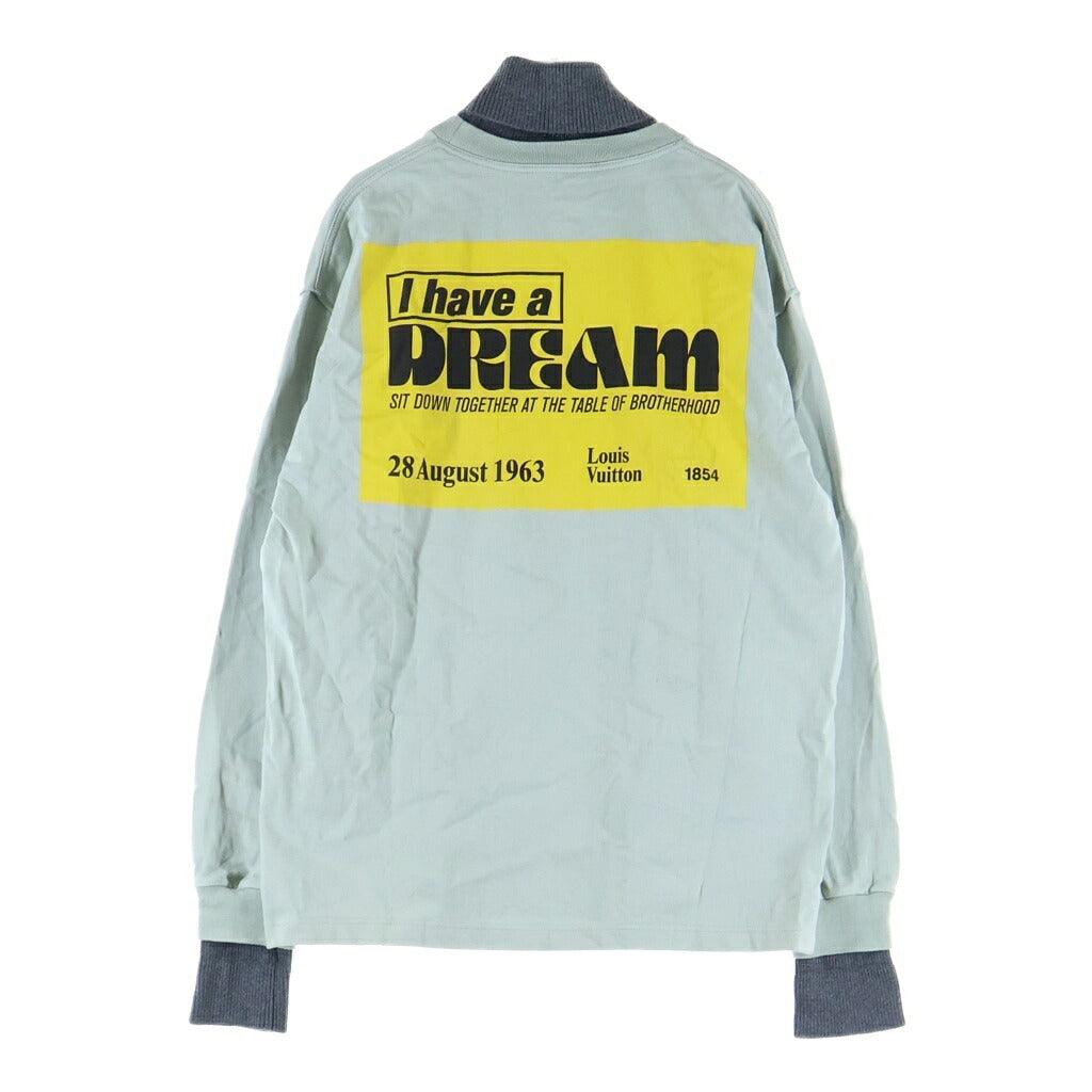 ルイヴィトン 19SS ヴァージル期 ネックロゴ モックネック 長袖カットソー LOUIS VUITTON(ルイヴィトン) 19AW ハイネック バックプリント 長袖T