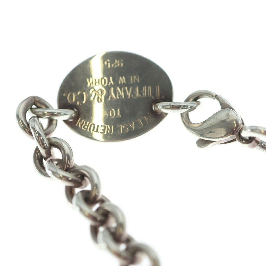 TIFFANY & Co.(ティファニー) RETURN TO リターン トゥ オーバルタグ チェーンブレスレット シルバー