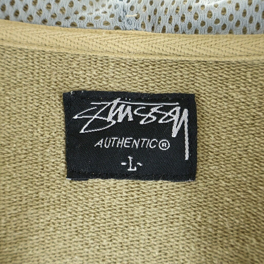 STUSSY(ステューシー) 00S ×Futura Cow Logo Hoodie フューチュラ カウロゴ ジップアップパーカー フーディー カーキ