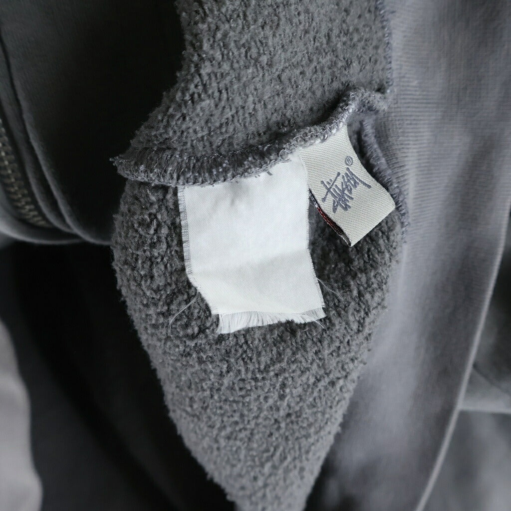 STUSSY(ステューシー) 00S STUSSY TRIBE LONDON ZIP HOODIE ステューシー トライブ ロンドン ジップアップパーカー フーディー グレー