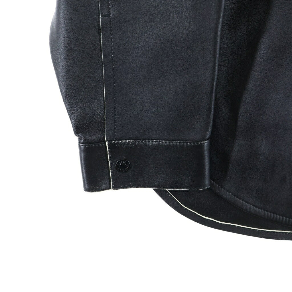 Acne Studios(アクネ ストゥディオズ) LAMB LEATHER JACKET FN-MN-LEAT000288 ラムレザージャケット ブラック