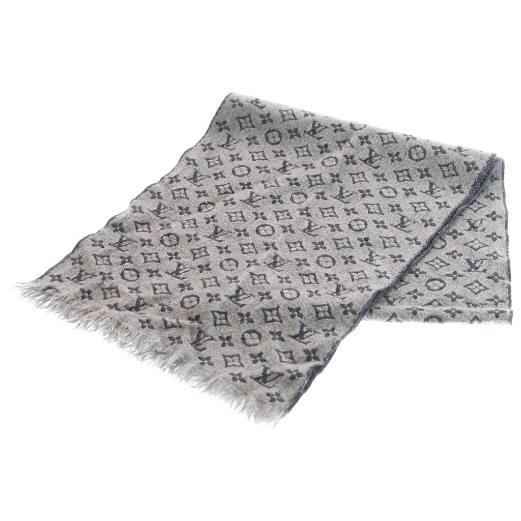 LOUIS VUITTON(ルイヴィトン) モノグラム クラシック ストール マフラー グレー M70932