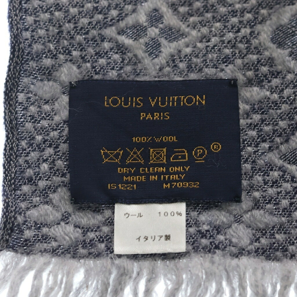 LOUIS VUITTON(ルイヴィトン) モノグラム クラシック ストール マフラー グレー M70932