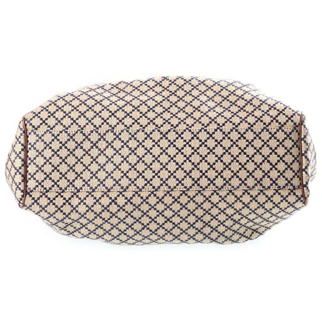 GUCCI(グッチ) スーキー ディアマンテ キャンバス ハンドバッグ ベージュ 211943