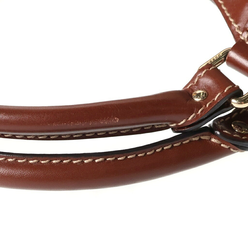 GUCCI(グッチ) スーキー ディアマンテ キャンバス ハンドバッグ ベージュ 211943
